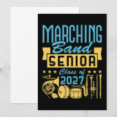 Marching Band Senior 2027 Einladung (Vorne/Hinten)