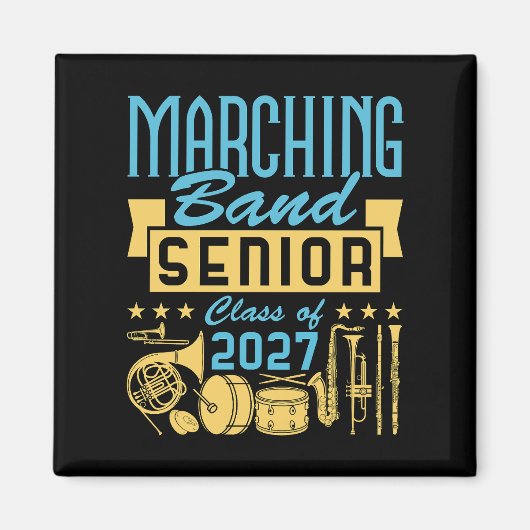 Marching Band Senior 2027 Magnet (Vorne)