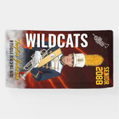 Marching Band Senior Class Custom Sports Photo Banner (Horizontal)