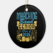 Marching Band Senior Class of 2026 Keramik Ornament (Links)