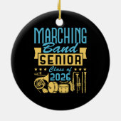 Marching Band Senior Class of 2026 Keramik Ornament (Hinten)