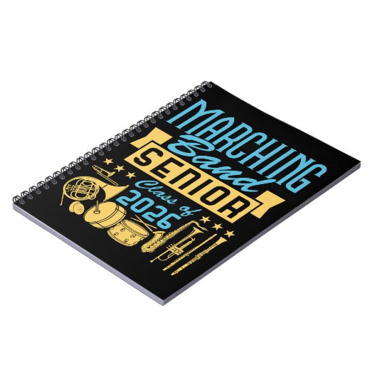 Marching Band Senior Class of 2026 Notizblock (Linke Seite)