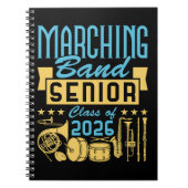 Marching Band Senior Class of 2026 Notizblock (Vorderseite)