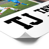 Marching Band Senior Sports Team FotoCollage Poster (Ecke)