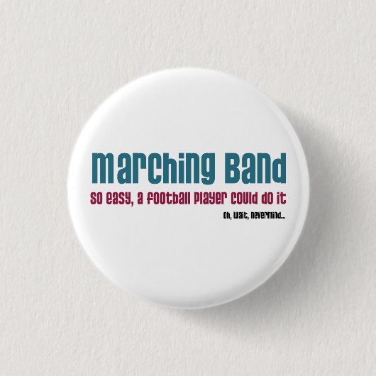 Marching Band. So einfach, Button (Vorderseite)
