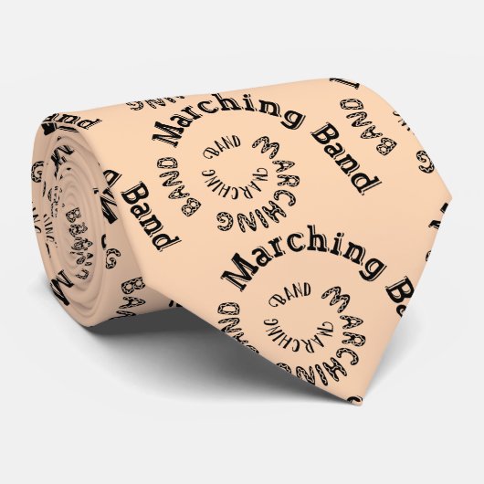Marching Band Spiral Krawatte (Gerollt)