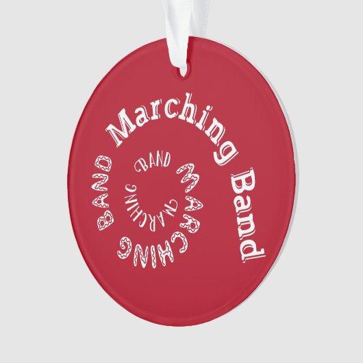 Marching Band Spiral Ornament (Vorderseite)