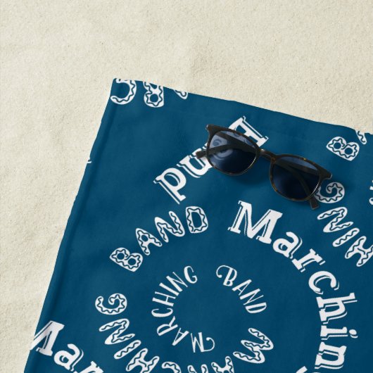 Marching Band Spiral Strandtuch (Beispiel)