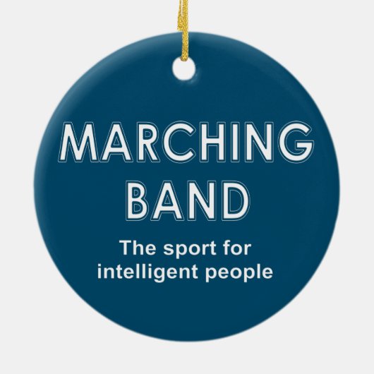 Marching Band Sport Keramik Ornament (Hinten)