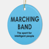 Marching Band Sport Keramik Ornament (Links)
