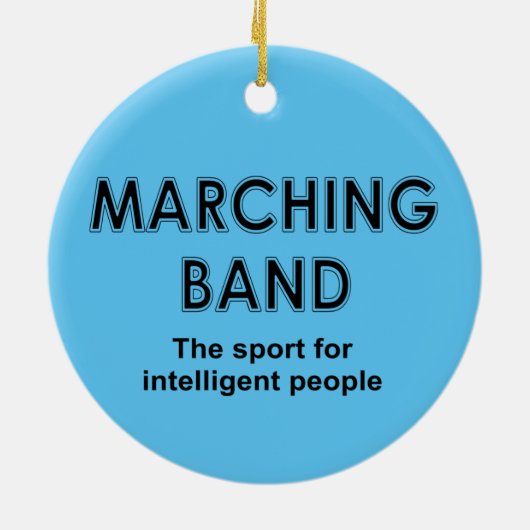 Marching Band Sport Keramik Ornament (Hinten)