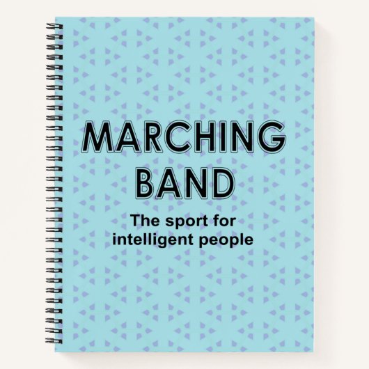 Marching Band Sport Notizblock (Vorderseite)