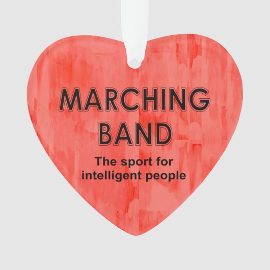 Marching Band Sport Ornament (Vorderseite)
