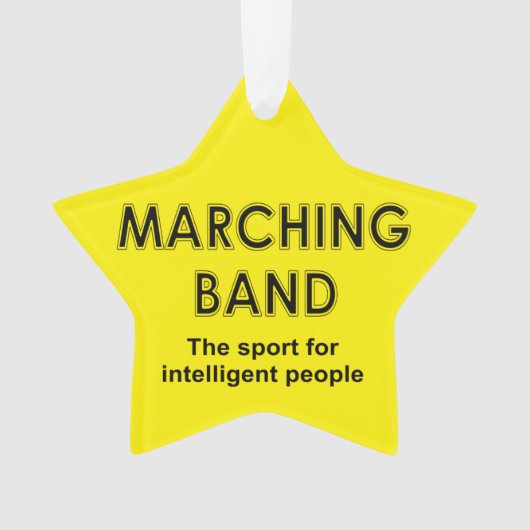 Marching Band Sport Ornament (Vorderseite)