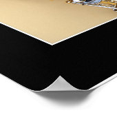 Marching Band Sprichwort & Quotes - Saxophon Poster (Ecke)