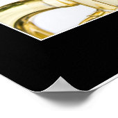 Marching-Band-Sprichwort und -Quotes - Messgeräte Poster (Ecke)