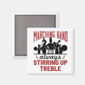 Marching Band stürzt immer auf Magnet (Vorderseite/Rückseite)