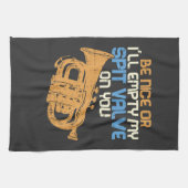 Marching-Band-Trompeten Geschirrtuch (Horizontal)