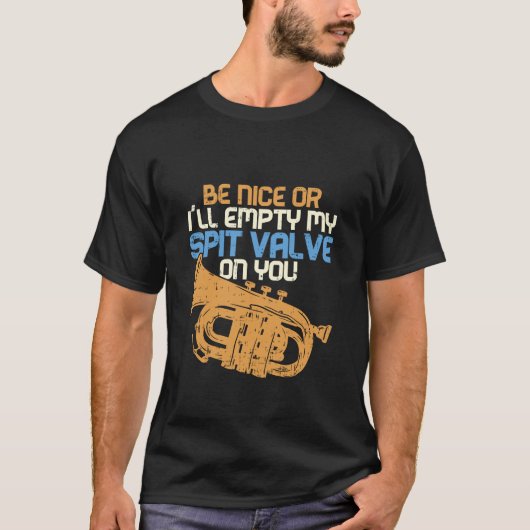 Marching-Band-Trompeten T-Shirt (Vorderseite)