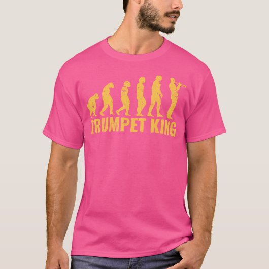Marching Band Trumpet King T-Shirt (Vorderseite)