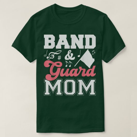 Marching Band und Guard-Mama T-Shirt (Design vorne)