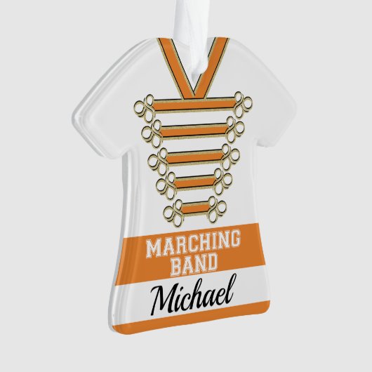 Marching Band Uniform mit Foto Ornament (Vorderseite)