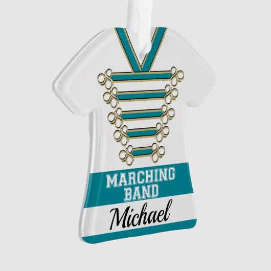 Marching Band Uniform mit Foto Ornament (Vorderseite)