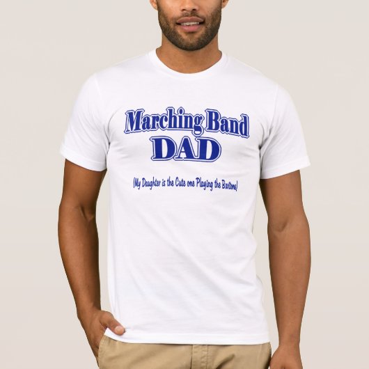 Marching Band Vater/Baritone T-Shirt (Vorderseite)
