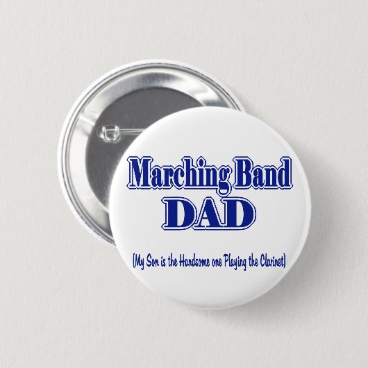 Marching Band Vater/Klarinette Button (Vorne & Hinten)
