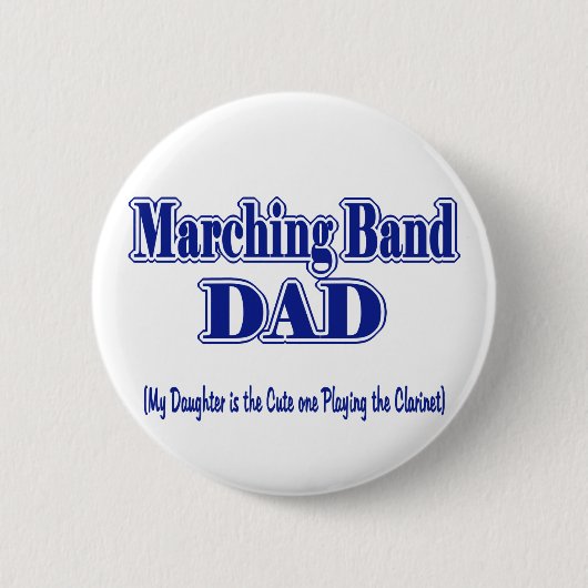 Marching Band Vater/Klarinette Button (Vorderseite)
