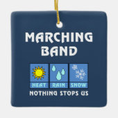 Marching Band Weather Keramikornament (Vorderseite)