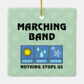 Marching Band Weather Keramikornament (Rückseite)