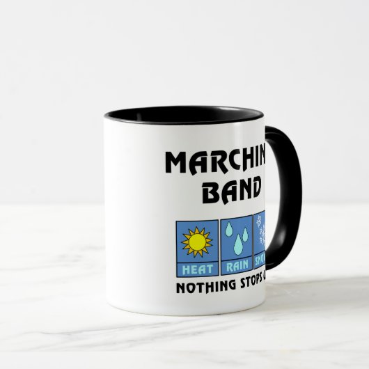 Marching Band Weather Tasse (VorderseiteRechts)