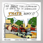 Marching Band weigerte sich, lustiges Poster zu er (Vorne)