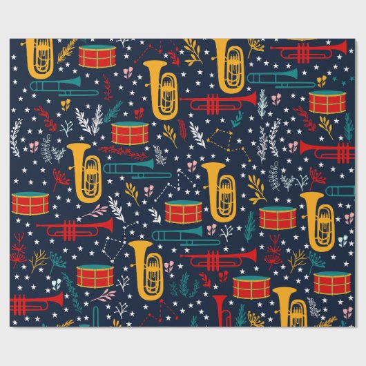 Marching Band Wrapping Paper Geschenkpapier (Flach)