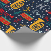 Marching Band Wrapping Paper Geschenkpapier (Ecke)