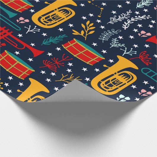 Marching Band Wrapping Paper Geschenkpapier (Ecke)