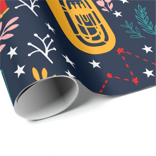 Marching Band Wrapping Paper Geschenkpapier (Rolleneckpunkt)