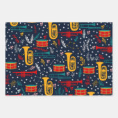 Marching Band Wrapping Paper Geschenkpapier Set (Vorderseite 3)