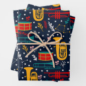 Marching Band Wrapping Paper Geschenkpapier Set (Beispiel)