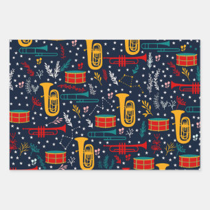 Marching Band Wrapping Paper Geschenkpapier Set