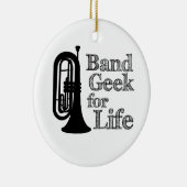 Marching Baritone Band Geek Keramikornament (Rechts)