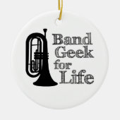 Marching Baritone Band Geek Keramikornament (Vorne)