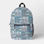 Marching Baritone Crosshatch Bedruckter Rucksack (Vorderseite)