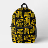 Marching Baritone Crosshatch Bedruckter Rucksack (Vorderseite)