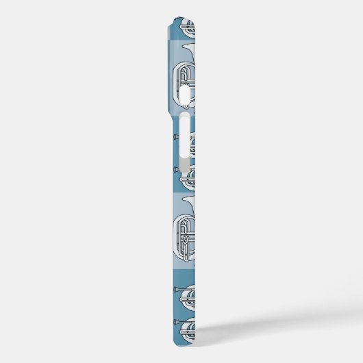 Marching Baritone Crosshatch Case-Mate iPhone Hülle (Rückseite / Links)