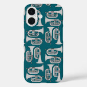 Marching Baritone Crosshatch Case-Mate iPhone Hülle (Rückseite)