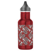 Marching Baritone Crosshatch Edelstahlflasche (Links)