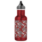 Marching Baritone Crosshatch Edelstahlflasche (Rechts)