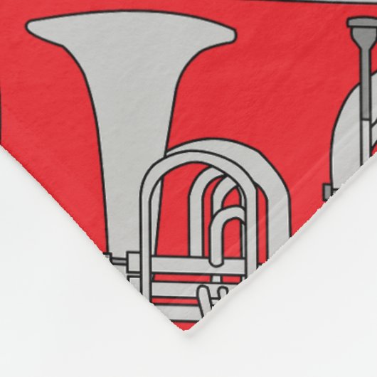 Marching Baritone Crosshatch Fleecedecke (Ecke)